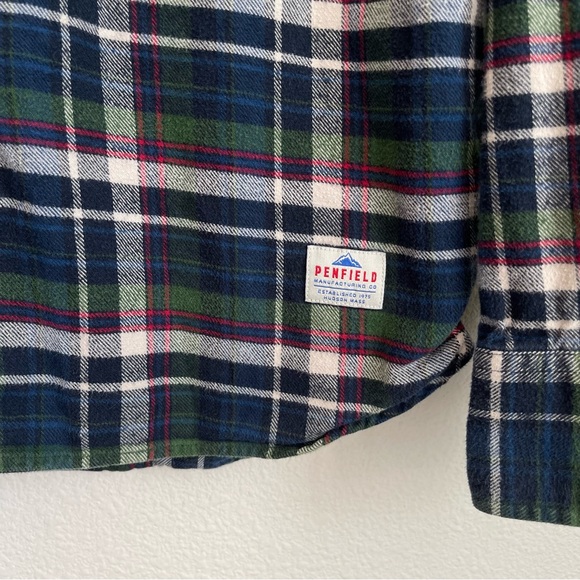 Penfield Button Down Long Sleeve Flannel Shirt - Picture 2 of 7